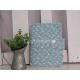 GREEN DOTS LINEN DOCUMENT HOLDER