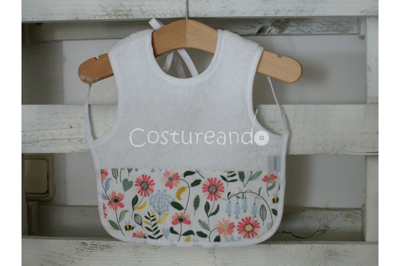 BABERO CAMISETA FLOR GRANDE