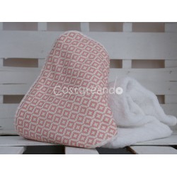 PINK FLOWER BABY HOODED TOWEL 