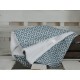 GREY BIRDS REVERSIBLE BLANKET