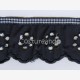 COLOURED RUFFLED EYELET EMBRODERY LACE 006