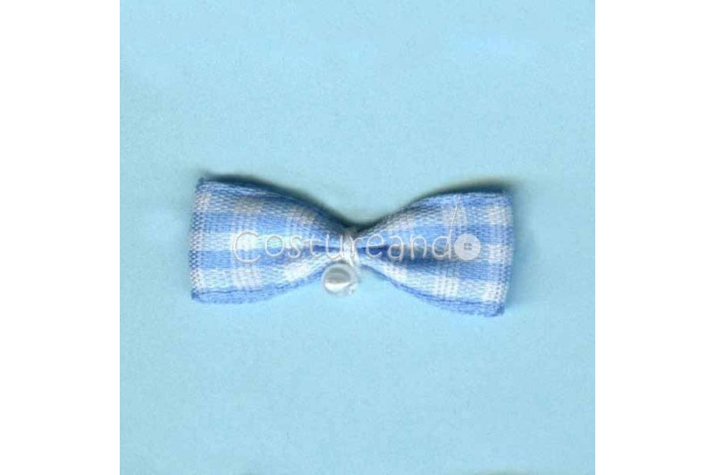 GINGHAM BOW APPLIQUE 003