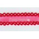 PLAIN COLOUR RIBBON PICOT EDGED 001