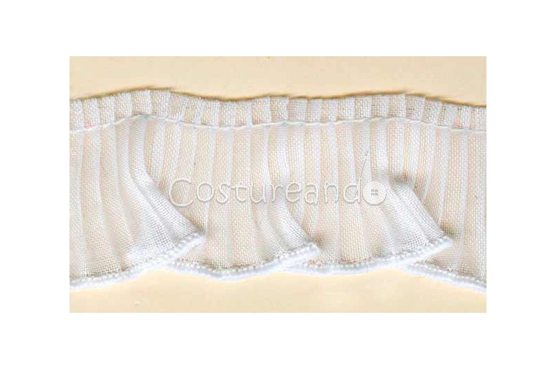 GATHERED TRIM SCALLOPED EDGED 003