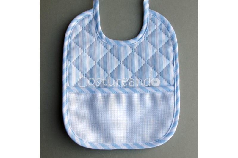 PADDED FABRIC BABY BIB